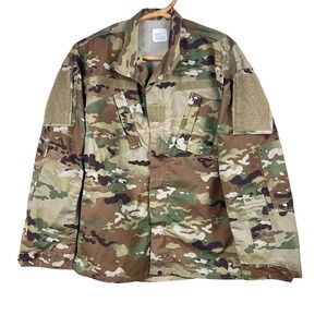 US Military OCP Combat Coat Mens Medium Long Multicam Camo Ripstop Field Jacket